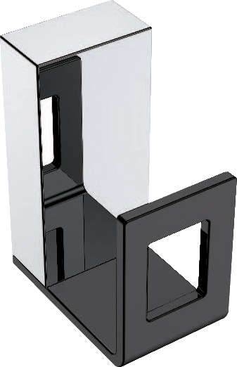 Крючок Boheme Q 10946-CR-B Сhrome & Black