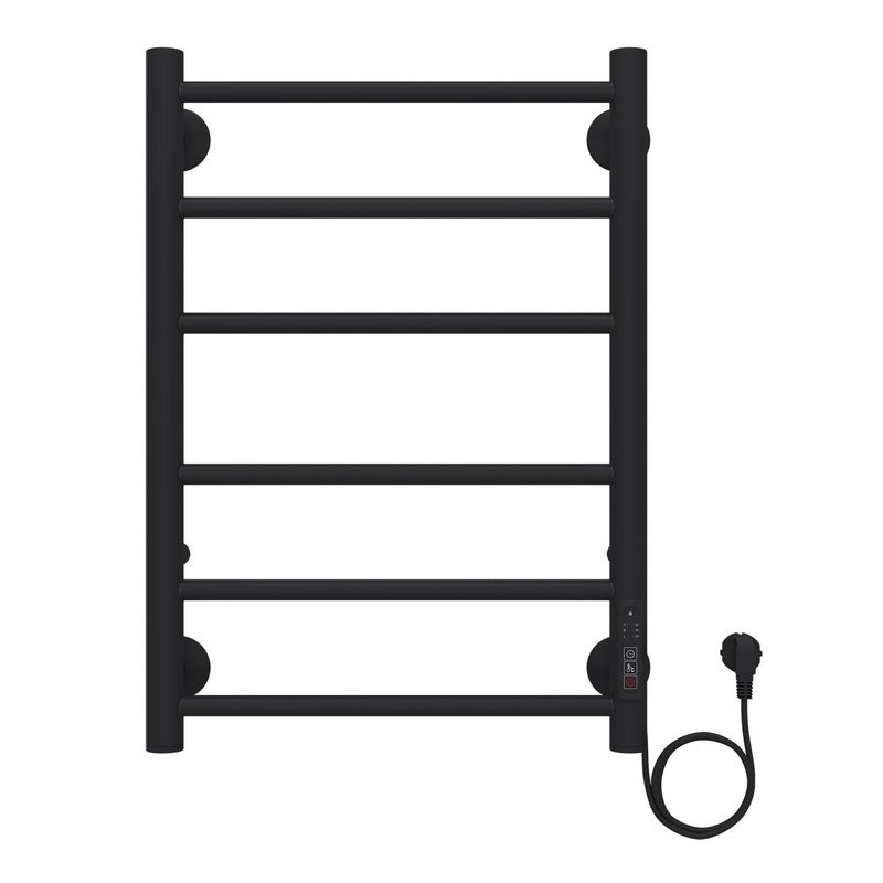 Полотенцесушитель электрический Azario PARMA 400/600 черный AZ10846B