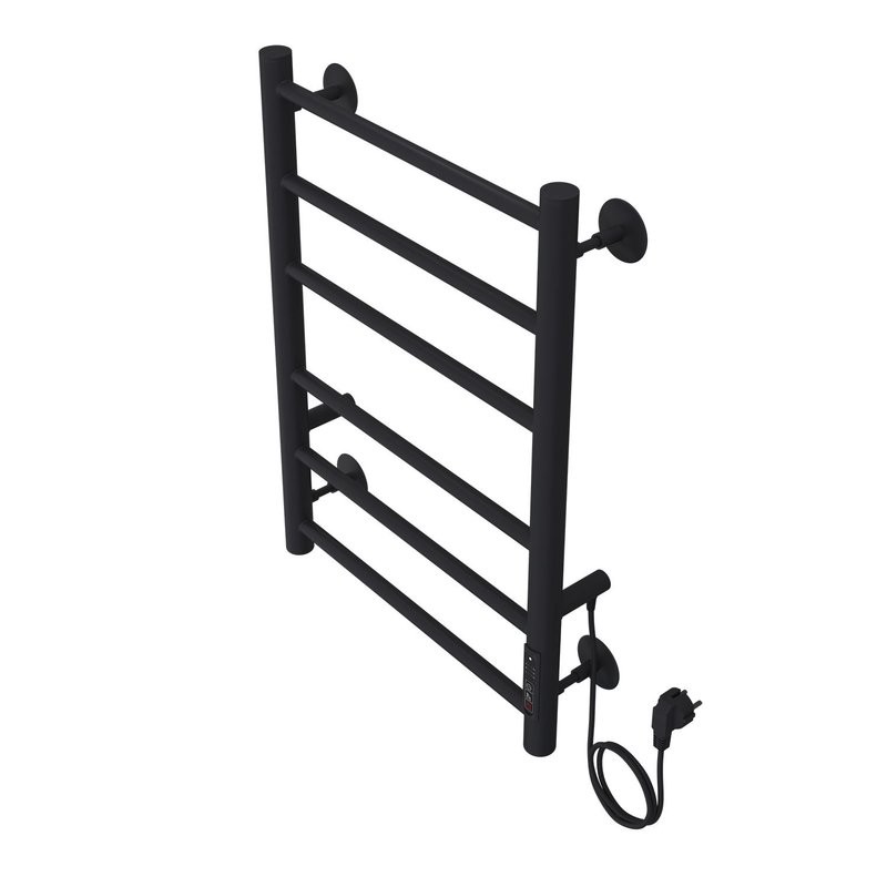Полотенцесушитель электрический Azario PARMA 400/600 черный AZ10846B