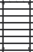 Полотенцесушитель электрический Secado Понтида 1 K, L 100x60 см, подключение слева, матовый черный, лесенка