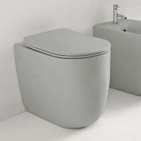 Унитаз приставной напольный Kerasan Nolita 531859 grigio matt
