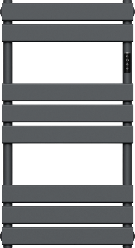 Полотенцесушитель электрический Bauedge Spectrum AF0021 50x95, темно-серый металлик