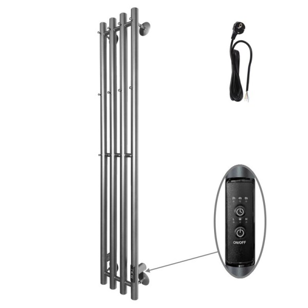 Полотенцесушитель электрический Altasan АргоЛюкс 120х21 графит