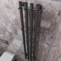 Полотенцесушитель электрический Altasan АргоЛюкс 120х21 графит