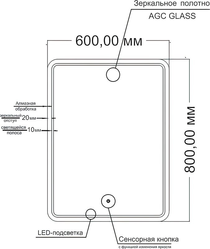 Мебель для ванной комнаты Orange Line 60 подвесная, 2 ящика, матовая белая с раковиной B07-420W