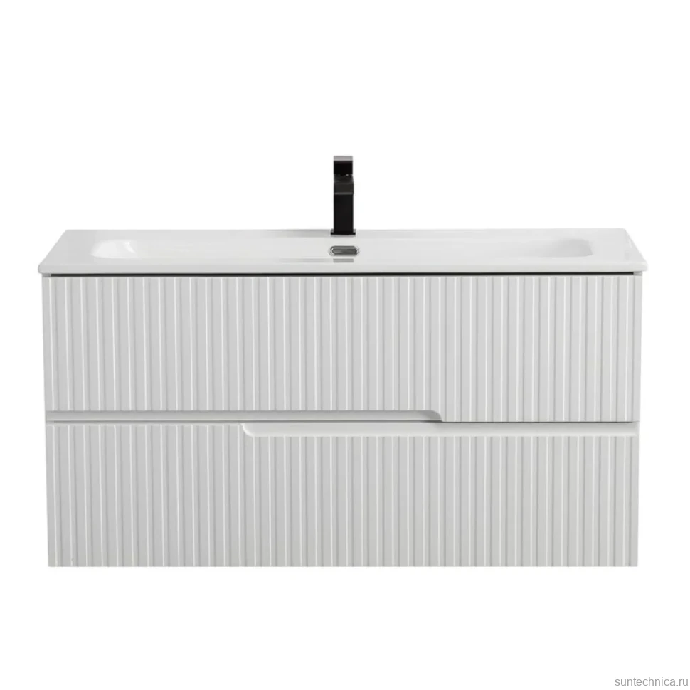 Мебель для ванной комнаты Cezares Duet 100 bianco lucido, раковина Cezares CZR-8073-100