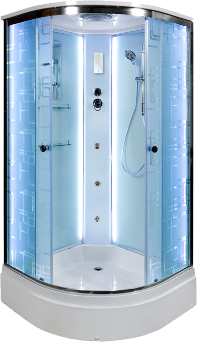Душевая кабина DTO EM 2790LED+GM