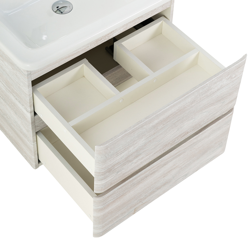 Тумба под раковину BelBagno Albano-Cer 60 подвесная, rovere vintage bianco