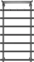Полотенцесушитель водяной Secado Понтида 1 КСП 100x60 см, графит, лесенка, с полкой