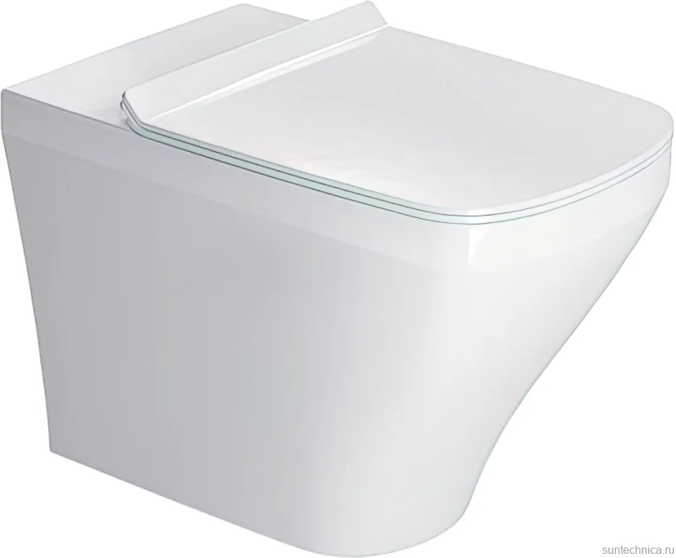 Унитаз приставной напольный Duravit DuraStyle 2150090000 с микролифтом