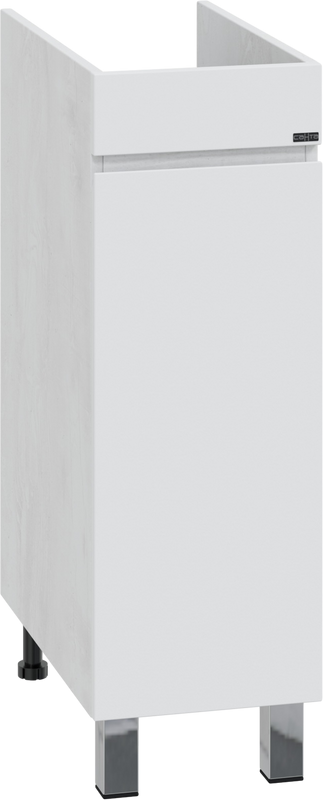 Тумба под раковину СаНта Марс 29 напольная, для стиральной машины, светлая