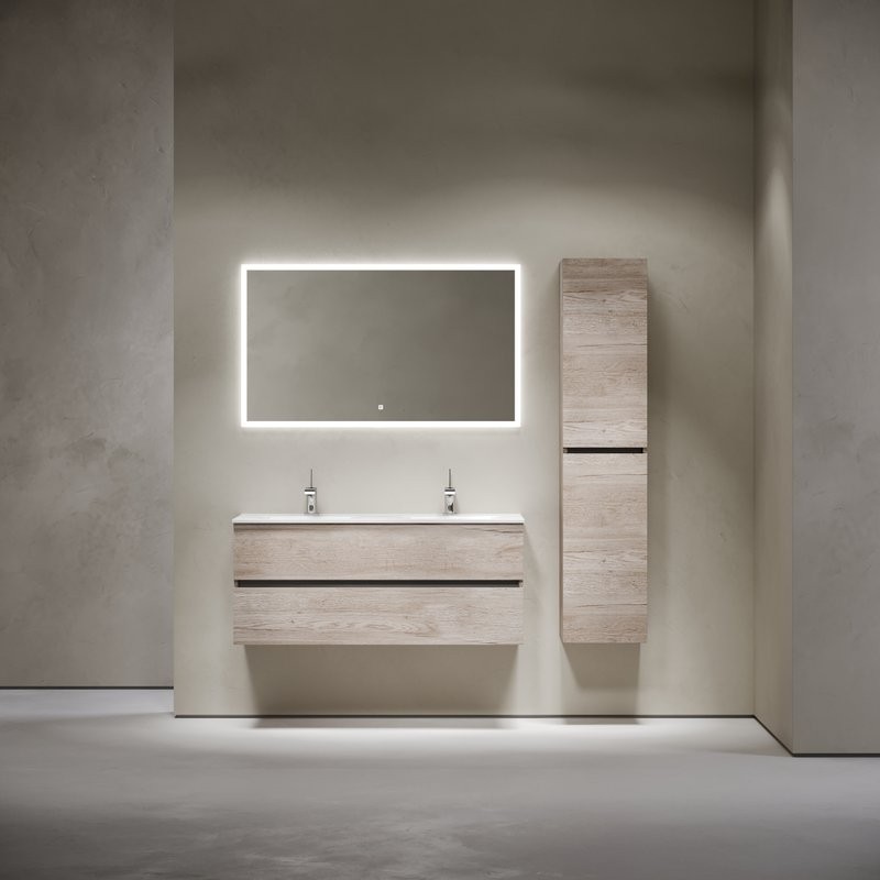 Мебель для ванной комнаты Sancos Urban 120 см двойная, дуб галифакс натуральный