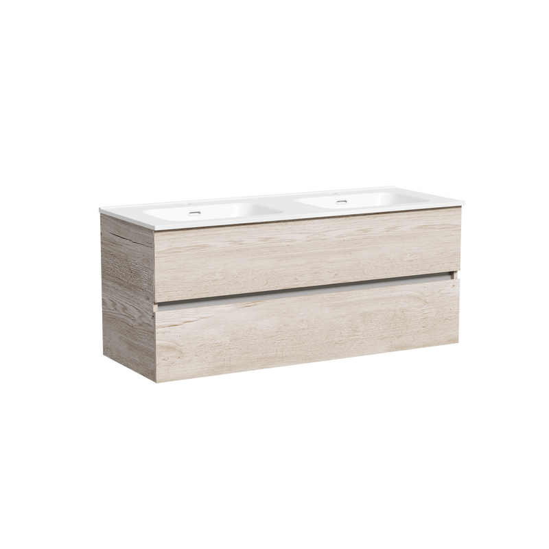 Мебель для ванной комнаты Sancos Urban 120 см двойная, дуб галифакс натуральный