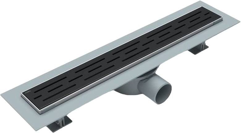 Душевой трап (лоток) Esbano Eco Rain 50 cм, матовый черный