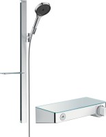 Термостатический смеситель Hansgrohe Ecostat Select 13171000 + Душевой гарнитур Hansgrohe Rainfinity 27671000