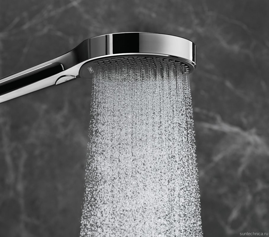 Термостатический смеситель Hansgrohe Ecostat Select 13171000 + Душевой гарнитур Hansgrohe Rainfinity 27671000