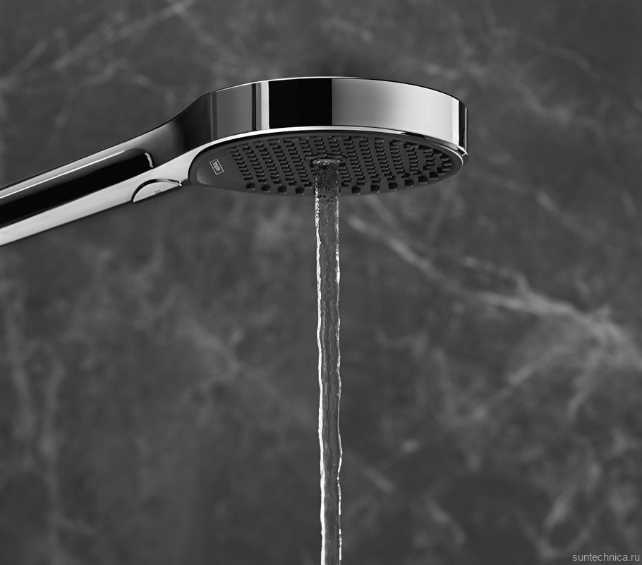 Термостатический смеситель Hansgrohe Ecostat Select 13171000 + Душевой гарнитур Hansgrohe Rainfinity 27671000