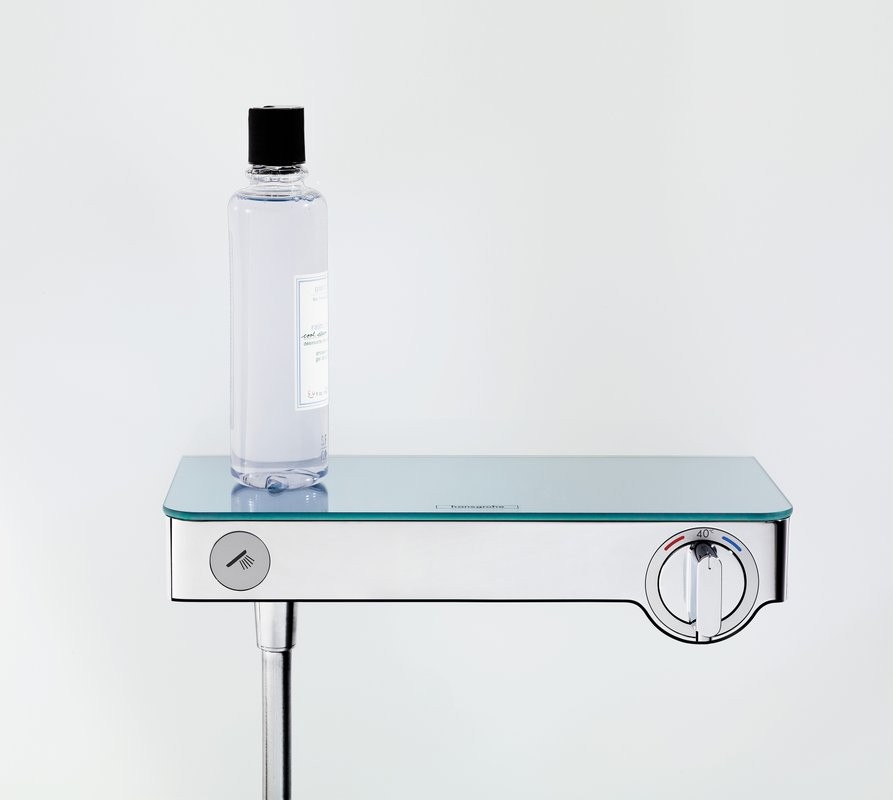 Термостатический смеситель Hansgrohe Ecostat Select 13171000 + Душевой гарнитур Hansgrohe Rainfinity 27671000