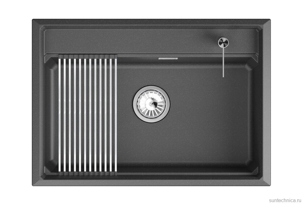 Мойка кухонная Granula Kitchen Space 7301i черная