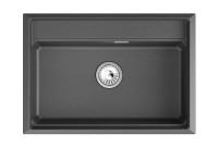 Мойка кухонная Granula Kitchen Space 7301i черная Мойка кухонная Granula Kitchen Space 7301i черная