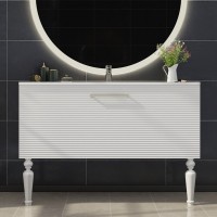 Тумба с раковиной Sanvit Эмми 3Д 120 белая