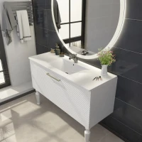 Тумба с раковиной Sanvit Эмми 3Д 120 белая Тумба с раковиной Sanvit Эмми 3Д 120 белая