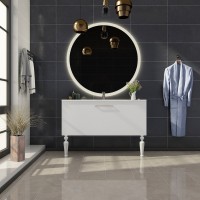 Тумба с раковиной Sanvit Эмми 3Д 120 белая