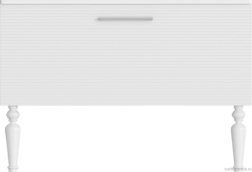 Тумба с раковиной Sanvit Эмми 3Д 120 белая