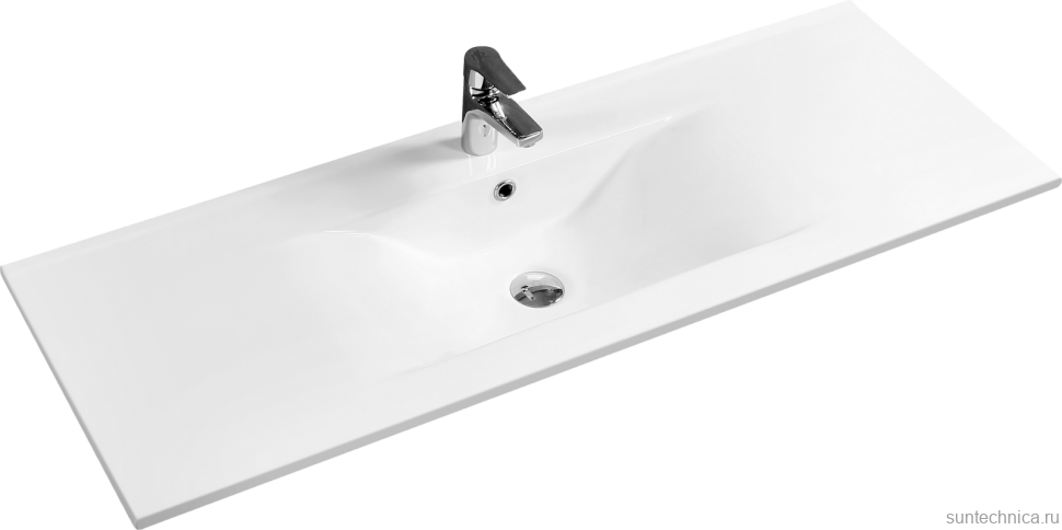 Тумба с раковиной Sanvit Эмми 3Д 120 белая