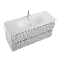 Тумба под раковину без столешницы BelBagno Uno 120 подвесная, 2 ящика, bianco opaco
