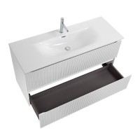 Тумба под раковину без столешницы BelBagno Uno 120 подвесная, 2 ящика, bianco opaco