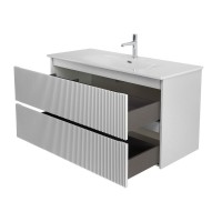 Тумба под раковину без столешницы BelBagno Uno 120 подвесная, 2 ящика, bianco opaco
