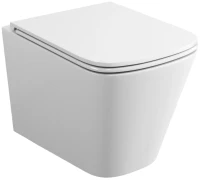 Унитаз подвесной Teymi Helmi Vortex T40303 с микрофлитом, безободковый, белый