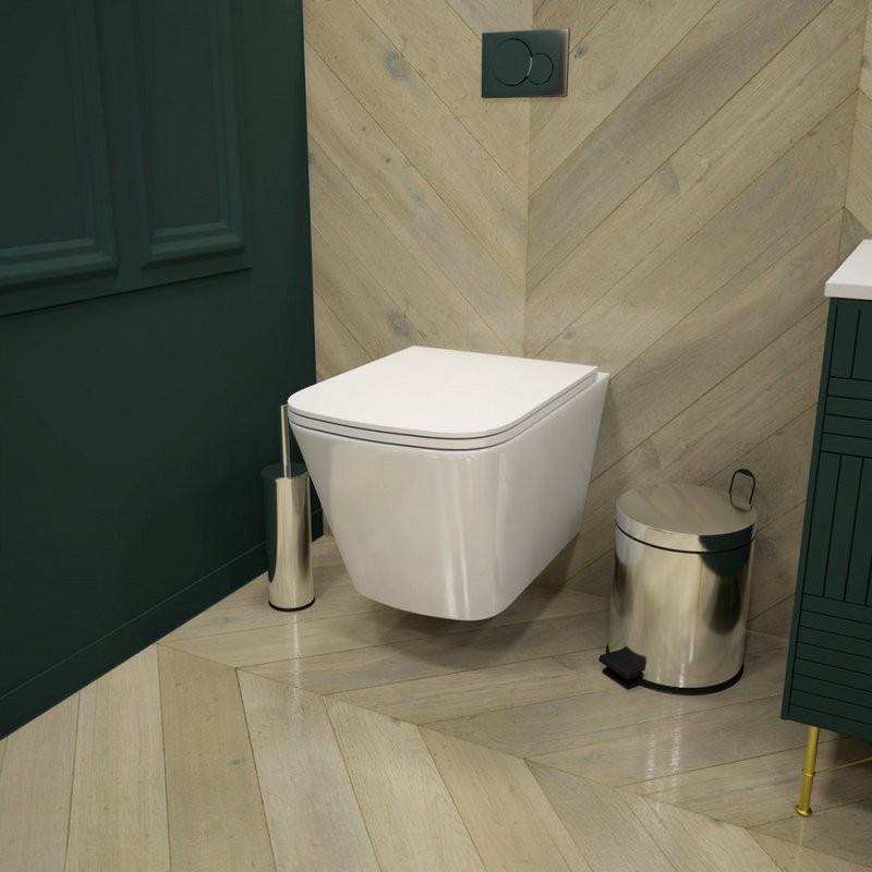 Унитаз подвесной Teymi Helmi Vortex T40303 с микрофлитом, безободковый, белый