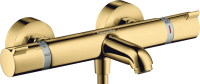 Термостатический смеситель Hansgrohe Ecostat Comfort 13114990 для ванны с душем, полированное золото
