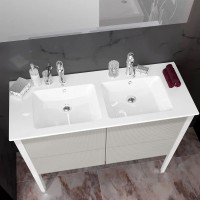 Тумба с раковиной Opadiris Рубинно 120 серая