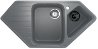 Мойка кухонная Ulgran U-409 -309 темно-серая