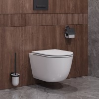 Унитаз подвесной Cezares Relax CZR-3806-53-TH-TOR/SC безободковый, белый