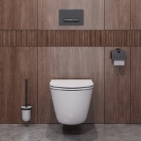 Унитаз подвесной Cezares Relax CZR-3806-53-TH-TOR/SC безободковый, белый