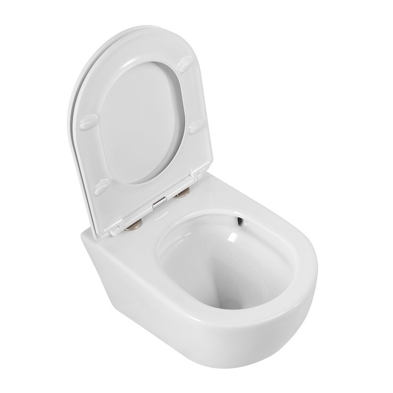 Унитаз подвесной Cezares Relax CZR-3806-53-TH-TOR/SC безободковый, белый