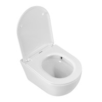 Унитаз подвесной Cezares Relax CZR-3806-53-TH-TOR/SC безободковый, белый