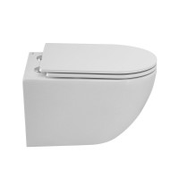 Унитаз подвесной Cezares Relax CZR-3806-53-TH-TOR/SC безободковый, белый