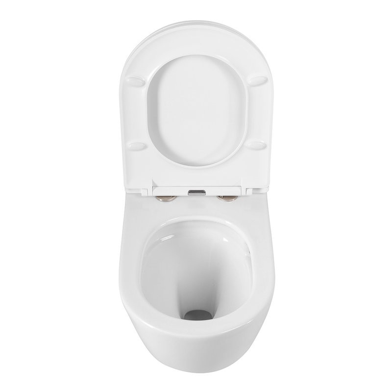 Унитаз подвесной Cezares Relax CZR-3806-53-TH-TOR/SC безободковый, белый