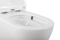 Унитаз подвесной Cezares Relax CZR-3806-53-TH-TOR/SC безободковый, белый