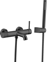 Смеситель для ванны с душем Boheme Uno 463-SGM shine gun metal
