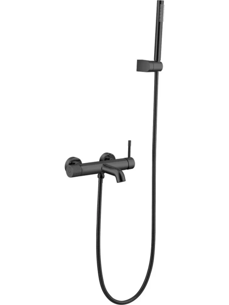 Смеситель для ванны с душем Boheme Uno 463-SGM shine gun metal