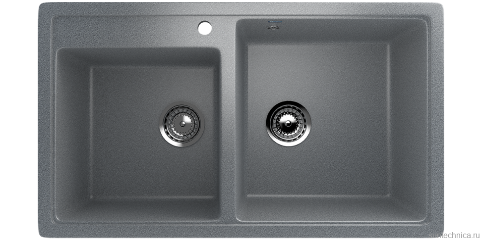 Мойка кухонная Ulgran U-200 -309 темно-серая