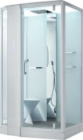 Душевая кабина Orans SR-89105LS белая, с хамамом и сиденьем