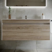 Мебель для ванной комнаты Sancos Smart 120 см дуб бардолино
