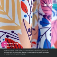 Штора для ванной IDDIS Base BF04P18i11 180х200, цветы